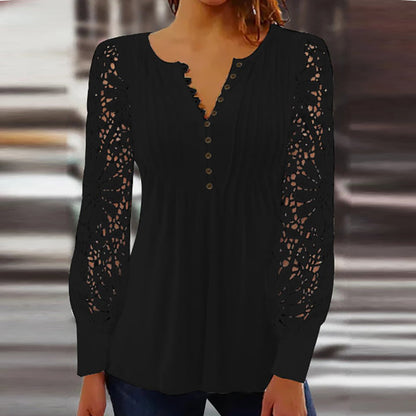 Kathy | Elegante blouse met lange mouwen
