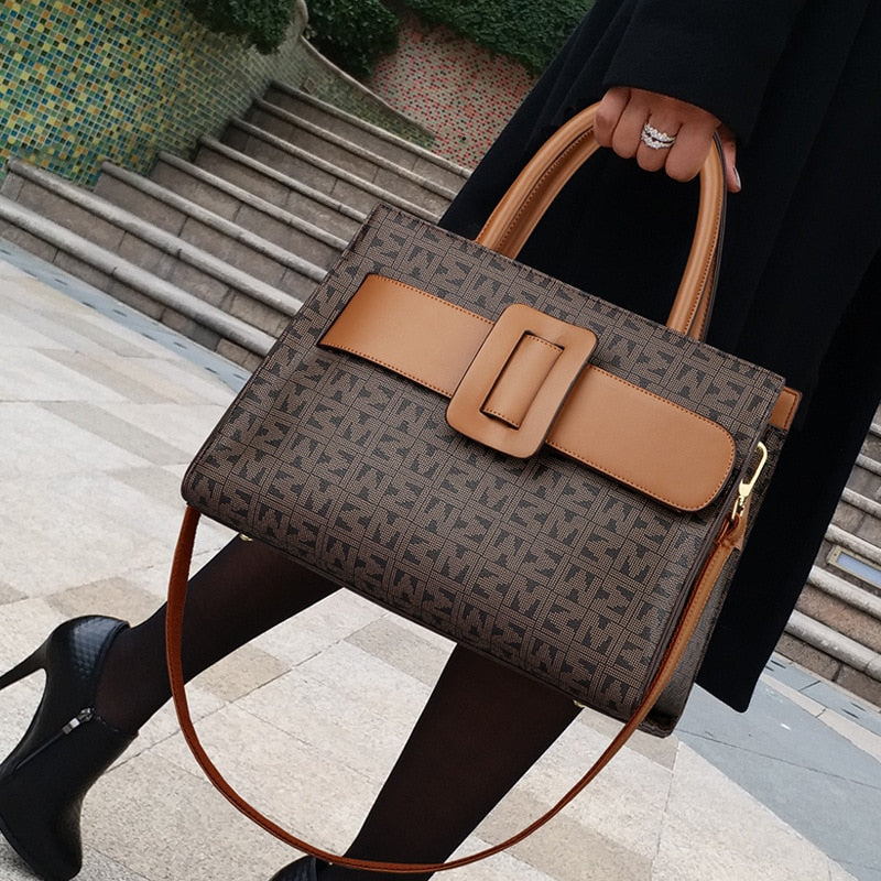 Stijlvolle leren tas Riley-Rose