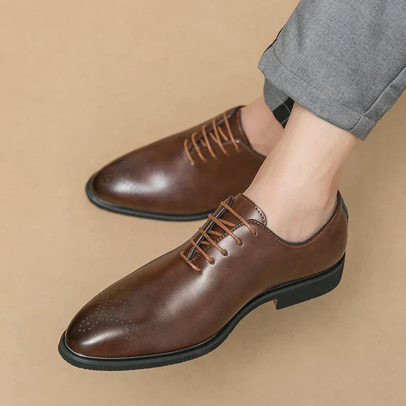 ELIAS™ | KLASSIEKE VETERSCHOENEN VAN LEER VOOR HEREN