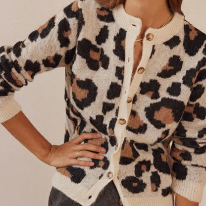 Ferocia Leopardenpullover