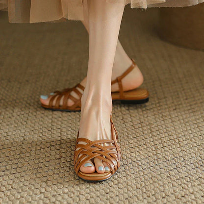 Solenza™| Klaire Platte Sandalen