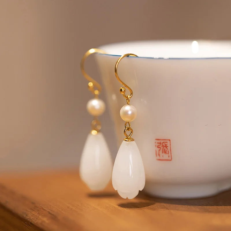 Magnolia™ | Elegante blumenförmige Ohrringe