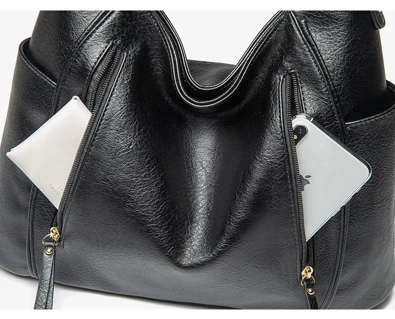 Lina - Luxuriöse Lederhandtasche
