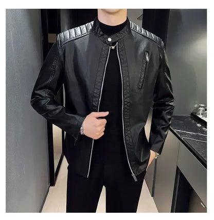 Elegante Lederjacke