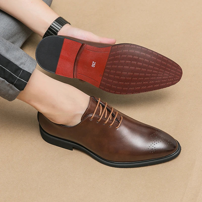 ELIAS™ | KLASSIEKE VETERSCHOENEN VAN LEER VOOR HEREN