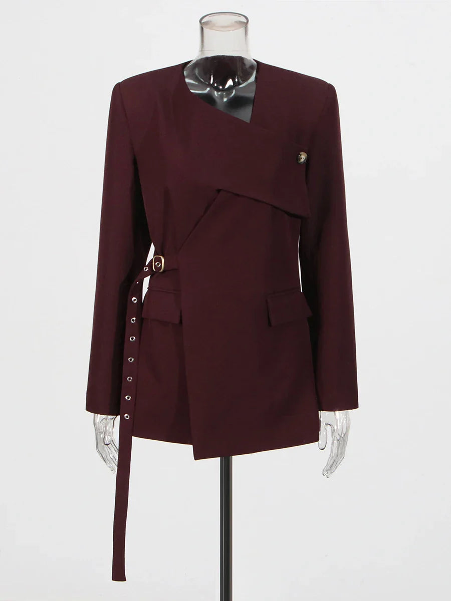 Asymmetrischer Schicker Blazer