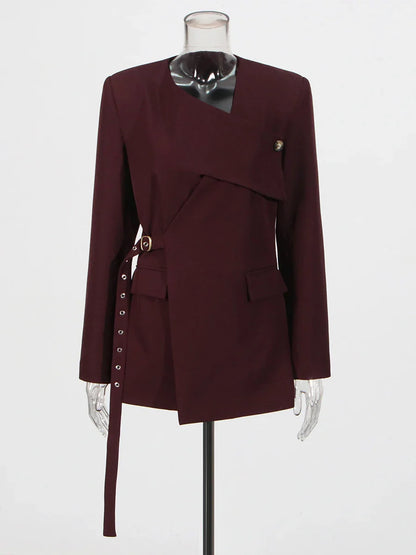 Asymmetrischer Schicker Blazer
