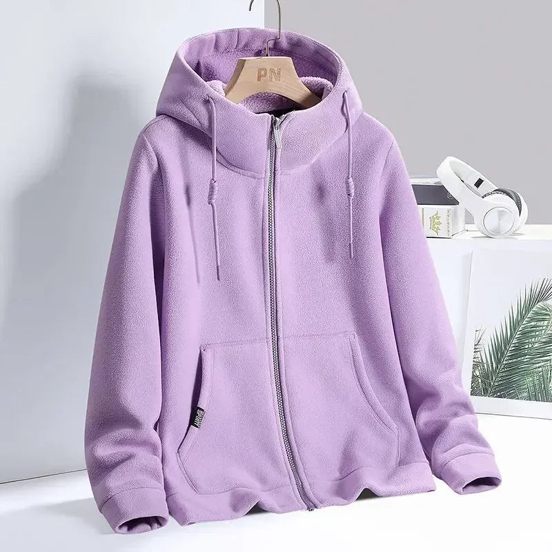 Klara hoodie met rits