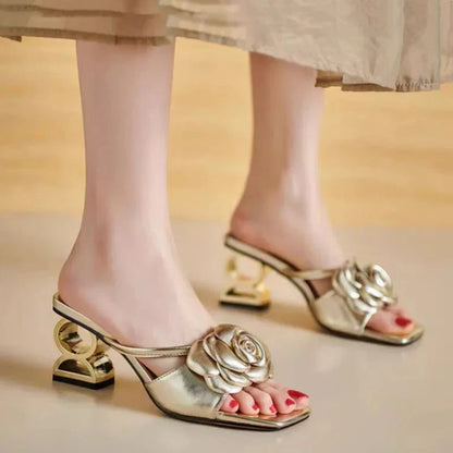 Solenza™| Dera Bloemen Sandalen