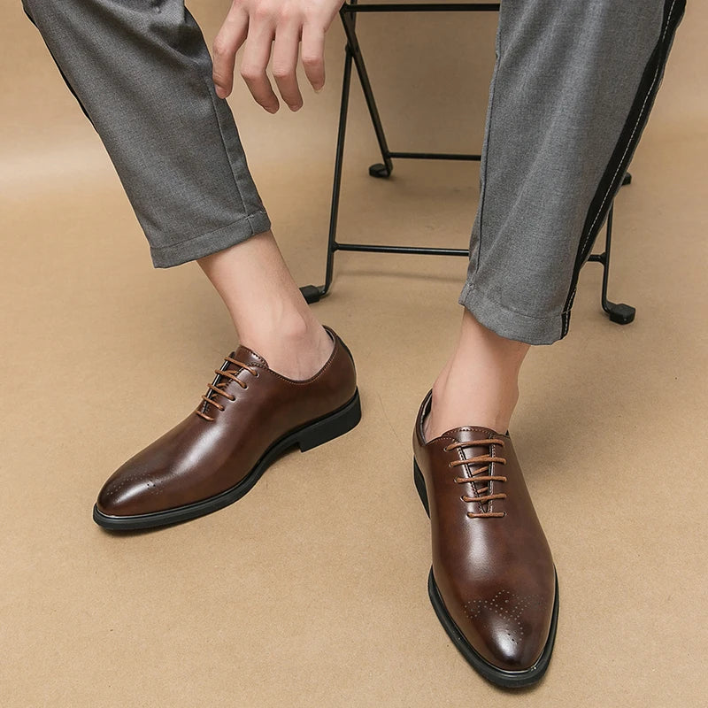 ELIAS™ | KLASSIEKE VETERSCHOENEN VAN LEER VOOR HEREN