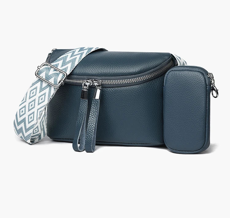 Nina | Luxe Leren Schoudertas