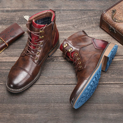 VIGGO™ | MODERNE ROBUUSTE LEREN LAARZEN VOOR HEREN