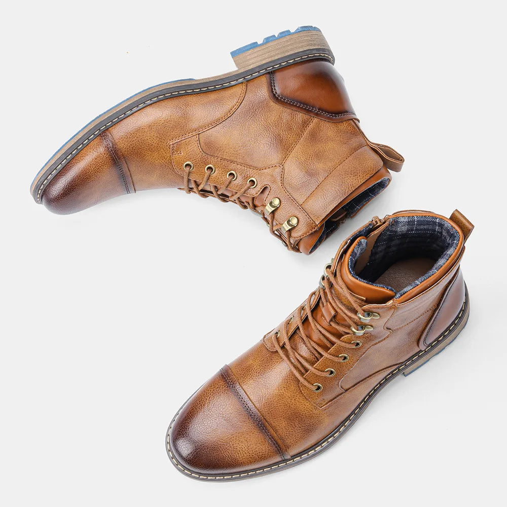 VIGGO™ | MODERNE ROBUUSTE LEREN LAARZEN VOOR HEREN