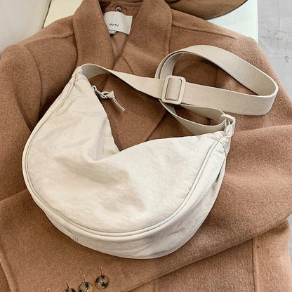 liv™ – afslappet hobo taske i læderlook