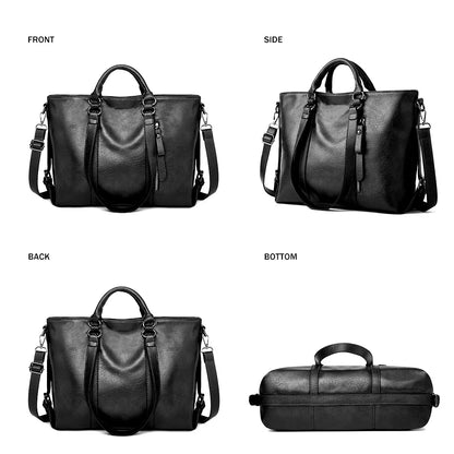 Signe™ | Leder-Schultertasche mit Großer Kapazität