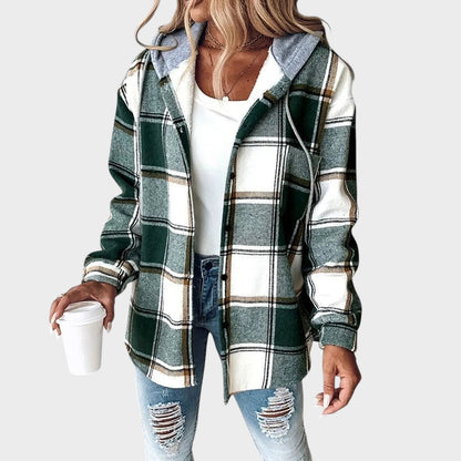 SNEŽANA | DAMEN-KAROJACKE MIT KNÖPFEN
