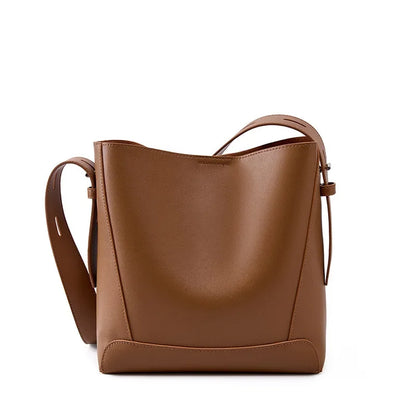 tine™ – elegant sandfarvet skuldertaske med bæltehank