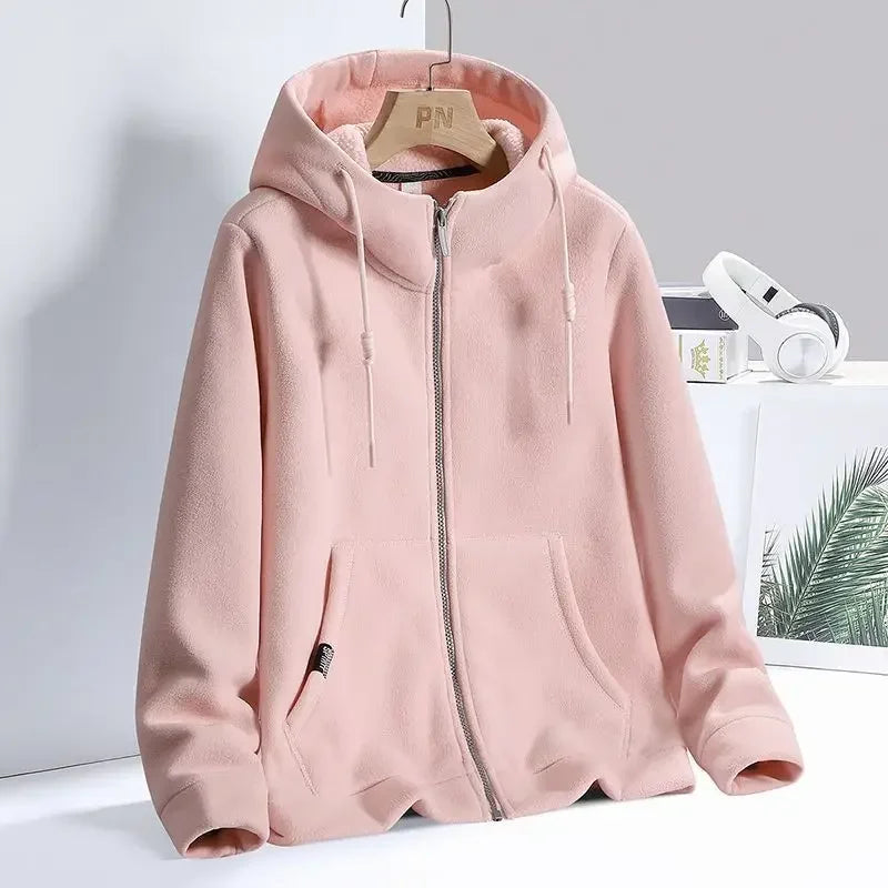 Klara hoodie met rits