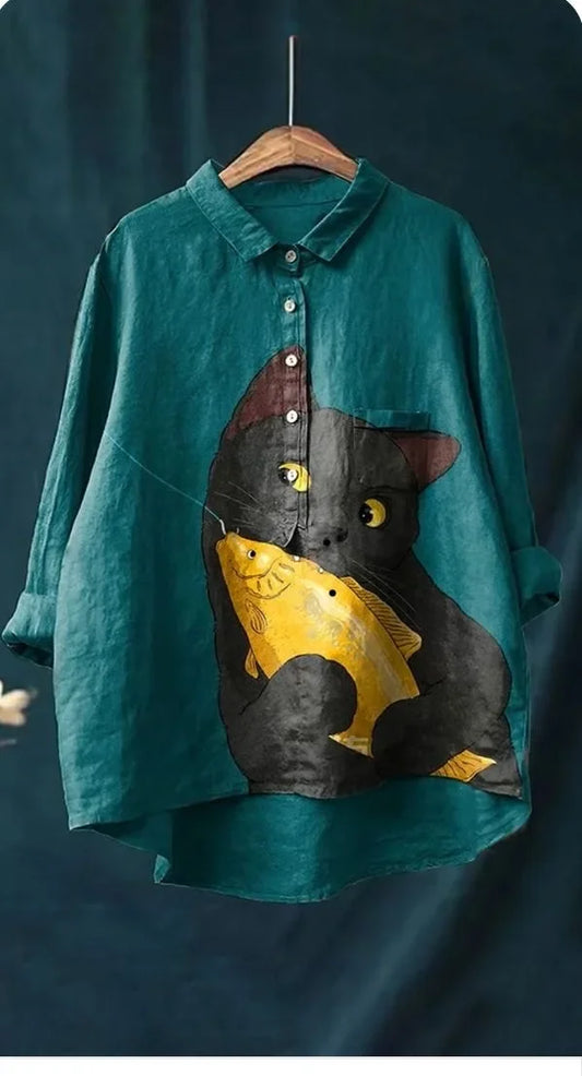 Uluru | Katzenkunst T-Shirt