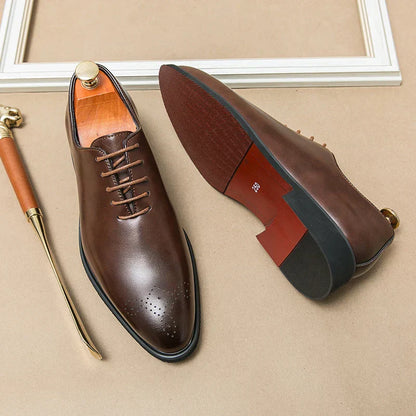 ELIAS™ | KLASSIEKE VETERSCHOENEN VAN LEER VOOR HEREN