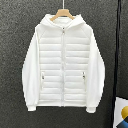 Elegante wattierte Baumwolljacke