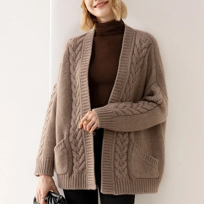 Sandra Eve Kabelgebreid vest