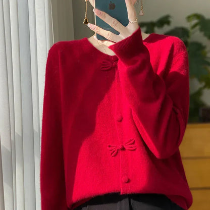 BELLA™ - Chique Cardigan met Strikdetail