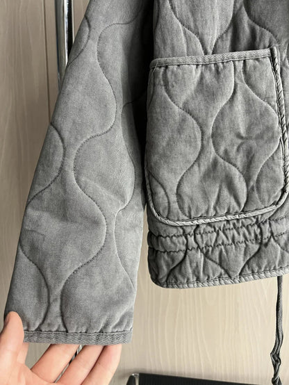 Roz - Veste Détaillée de Poche Quotidienne