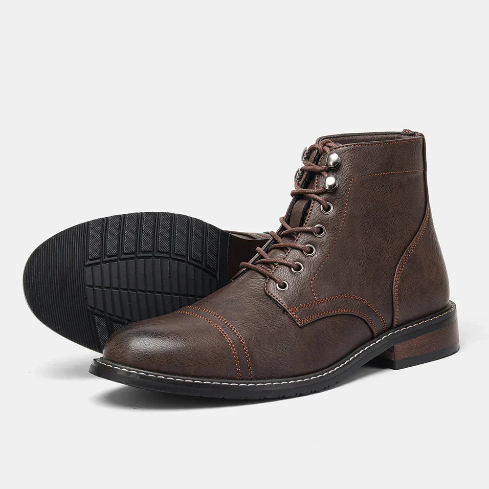 Keith | Vintage Derby-Stiefel mit Kappe