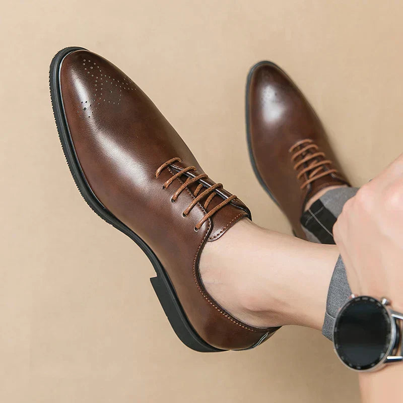 ELIAS™ | KLASSIEKE VETERSCHOENEN VAN LEER VOOR HEREN