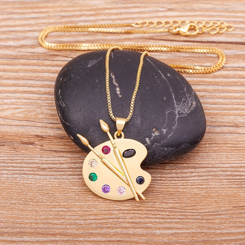Barneys New York | Palette Brush Necklace