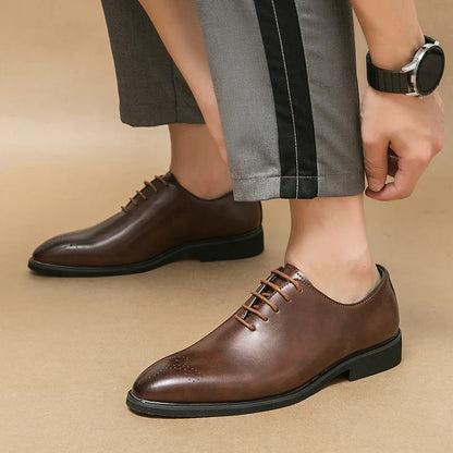 ELIAS™ | KLASSIEKE VETERSCHOENEN VAN LEER VOOR HEREN