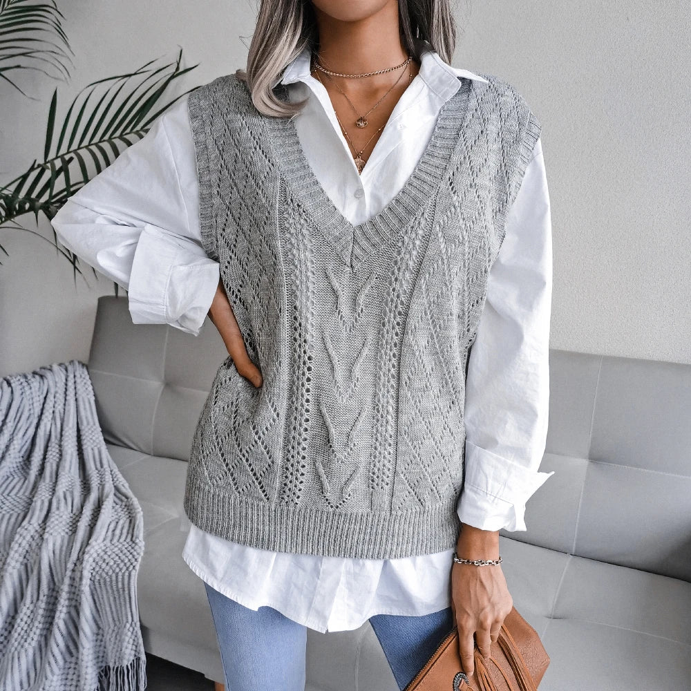 Ellsworth Calloway Gebreid wollen vest