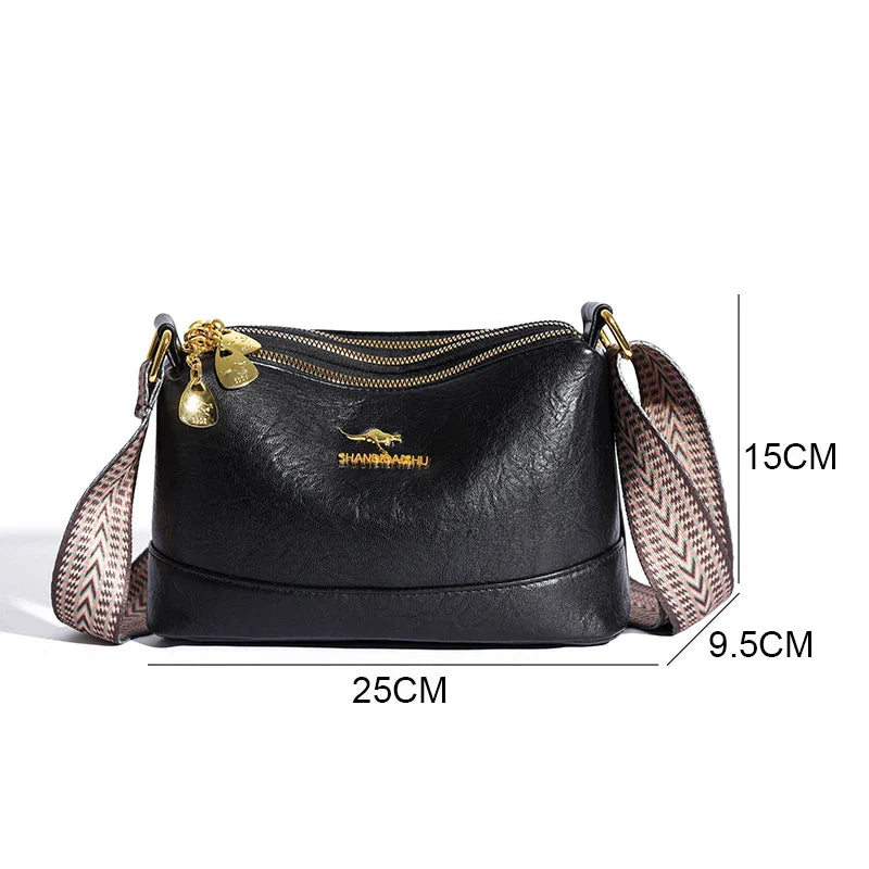 Addison | Elegante Leren Schoudertas