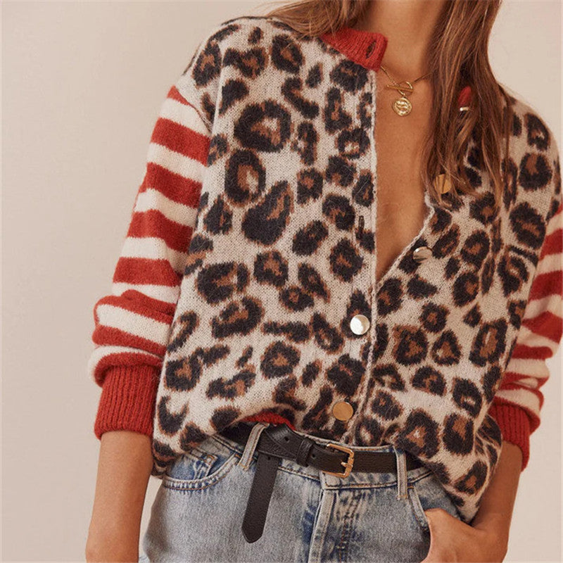 Savanna Leopard Pullover