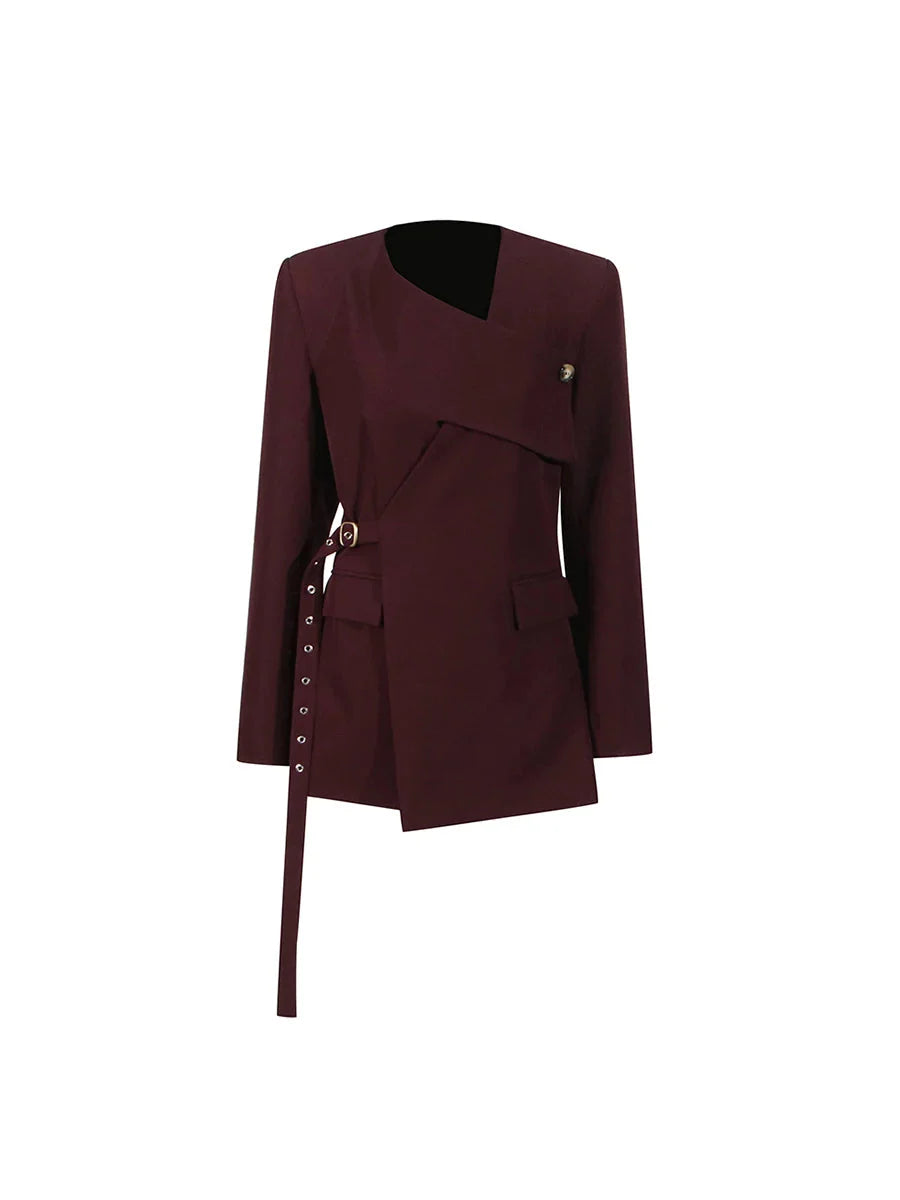 Asymmetrischer Schicker Blazer