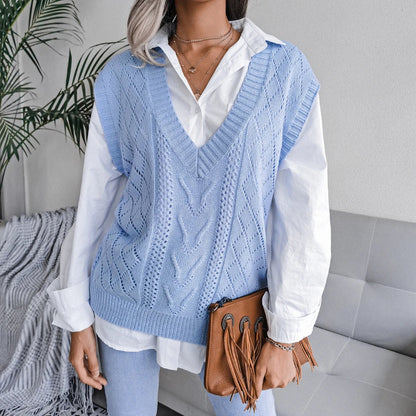 Ellsworth Calloway Gebreid wollen vest
