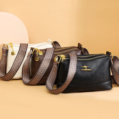 Addison | Elegante Leren Schoudertas
