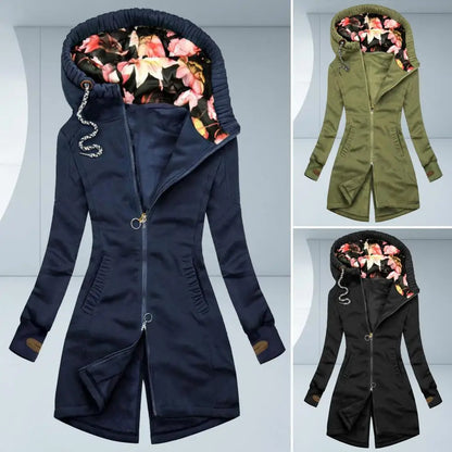 Elaine - Jas met bloemenprint