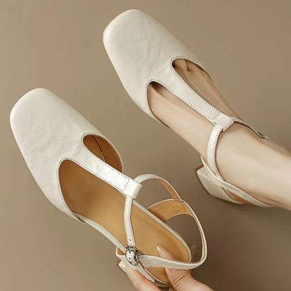 Solenza™| Beatrix Leren Sandalen