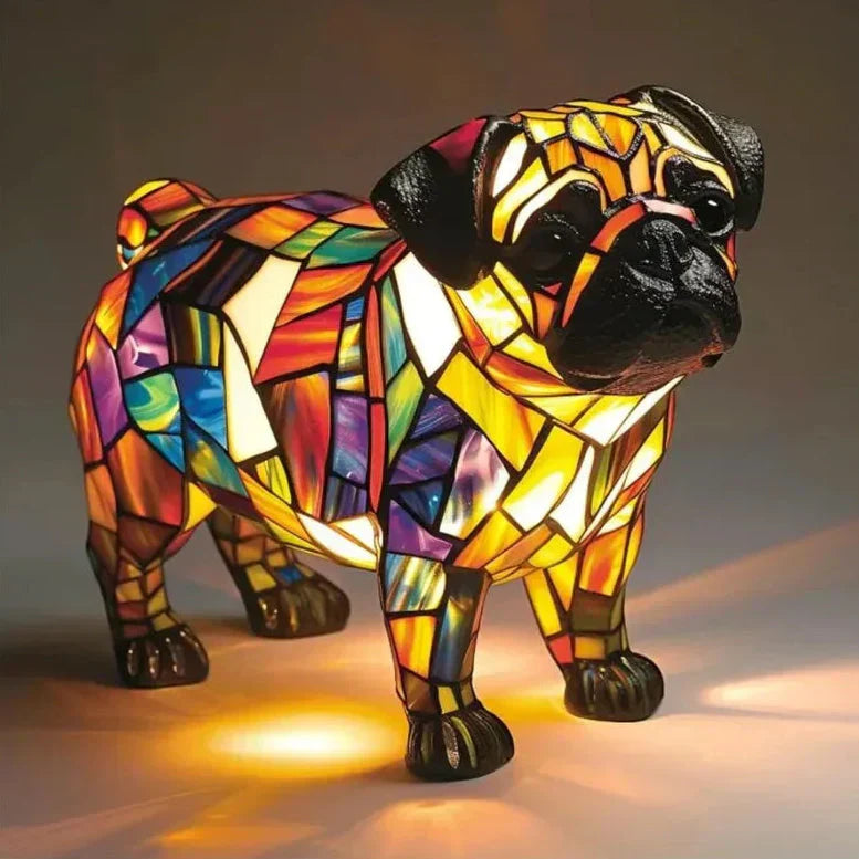 Raggio™ | Vrolijke mopshond lamp