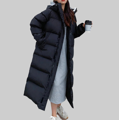 ELISKA | WINDDICHTE LANGE DAUNENJACKE