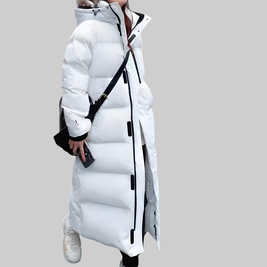ELISKA | WINDDICHTE LANGE DAUNENJACKE