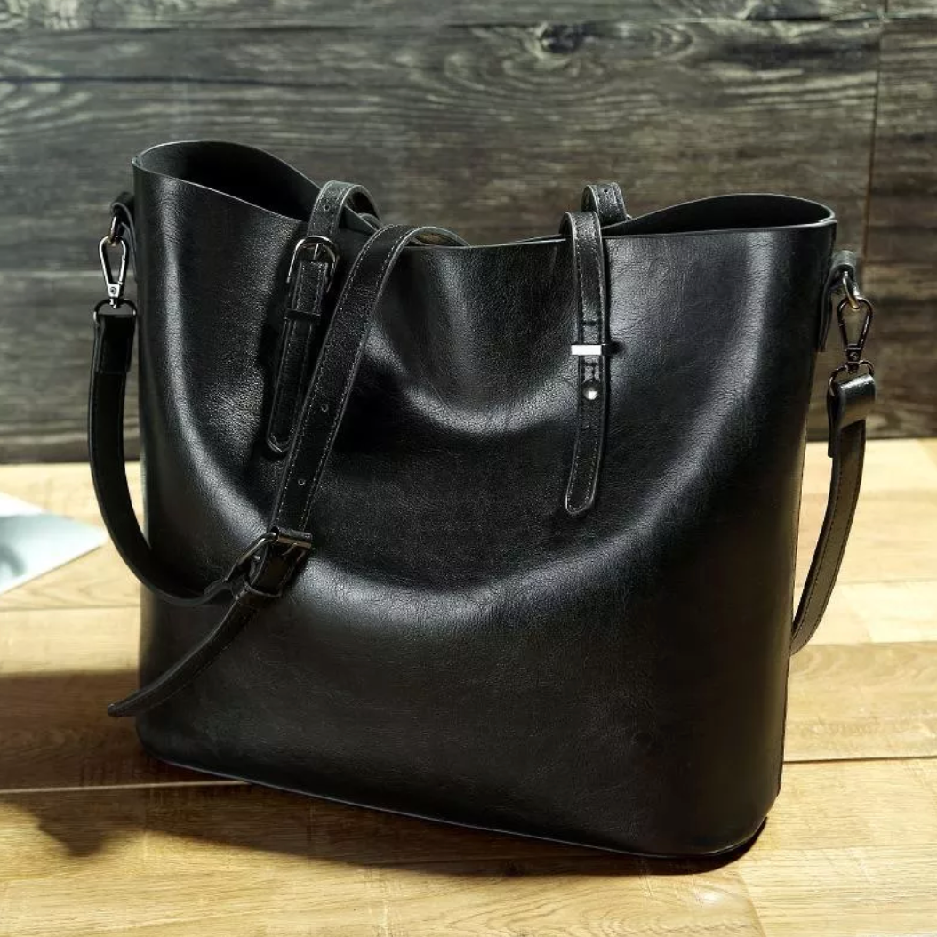 Francisca | Vintage Leder Schultertasche