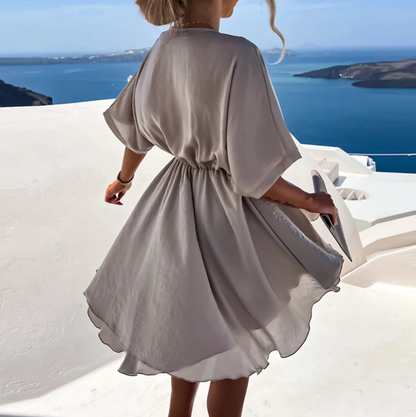 Lennon - Chique Zomerse Mini-jurk met Hoge Taille