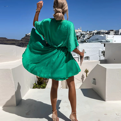 Lennon - Chique Zomerse Mini-jurk met Hoge Taille