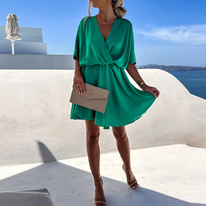Lennon - Chique Zomerse Mini-jurk met Hoge Taille