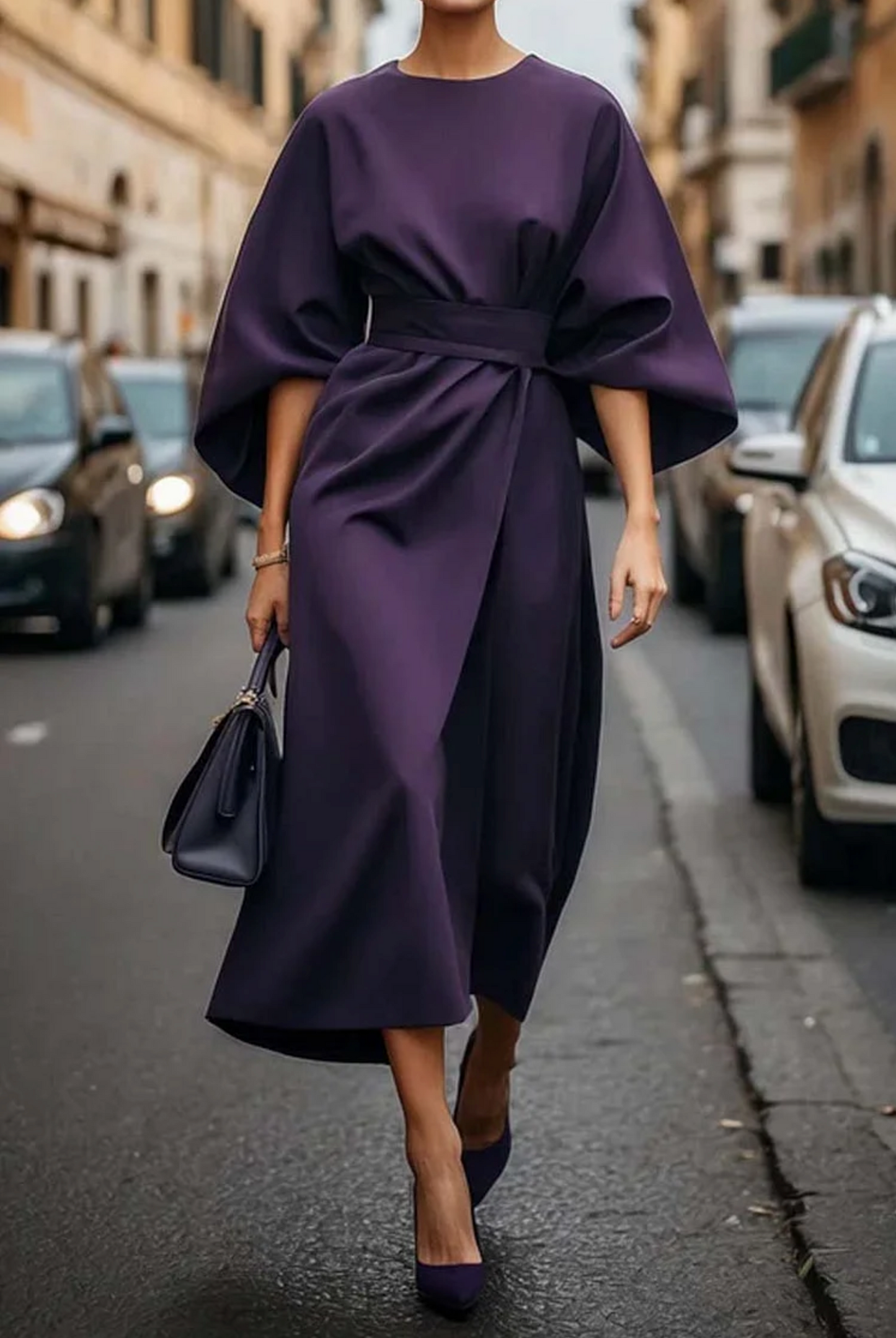 Keira - Kleid mit Weiten Ärmeln