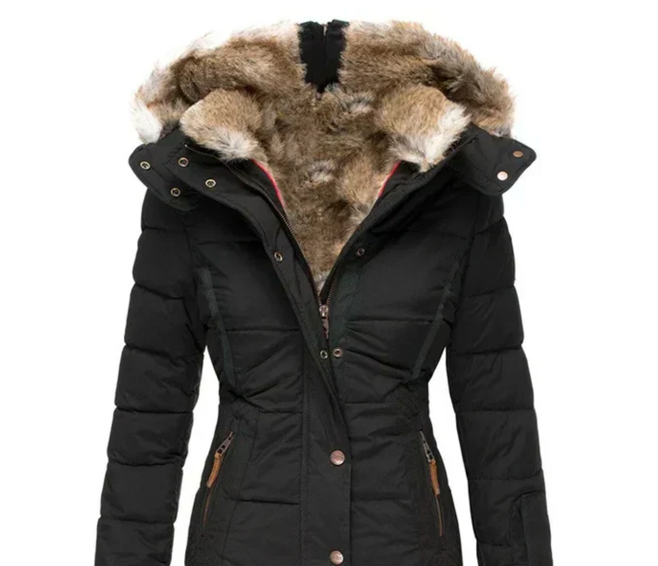 Bella – Knusse winterjas met teddy voering
