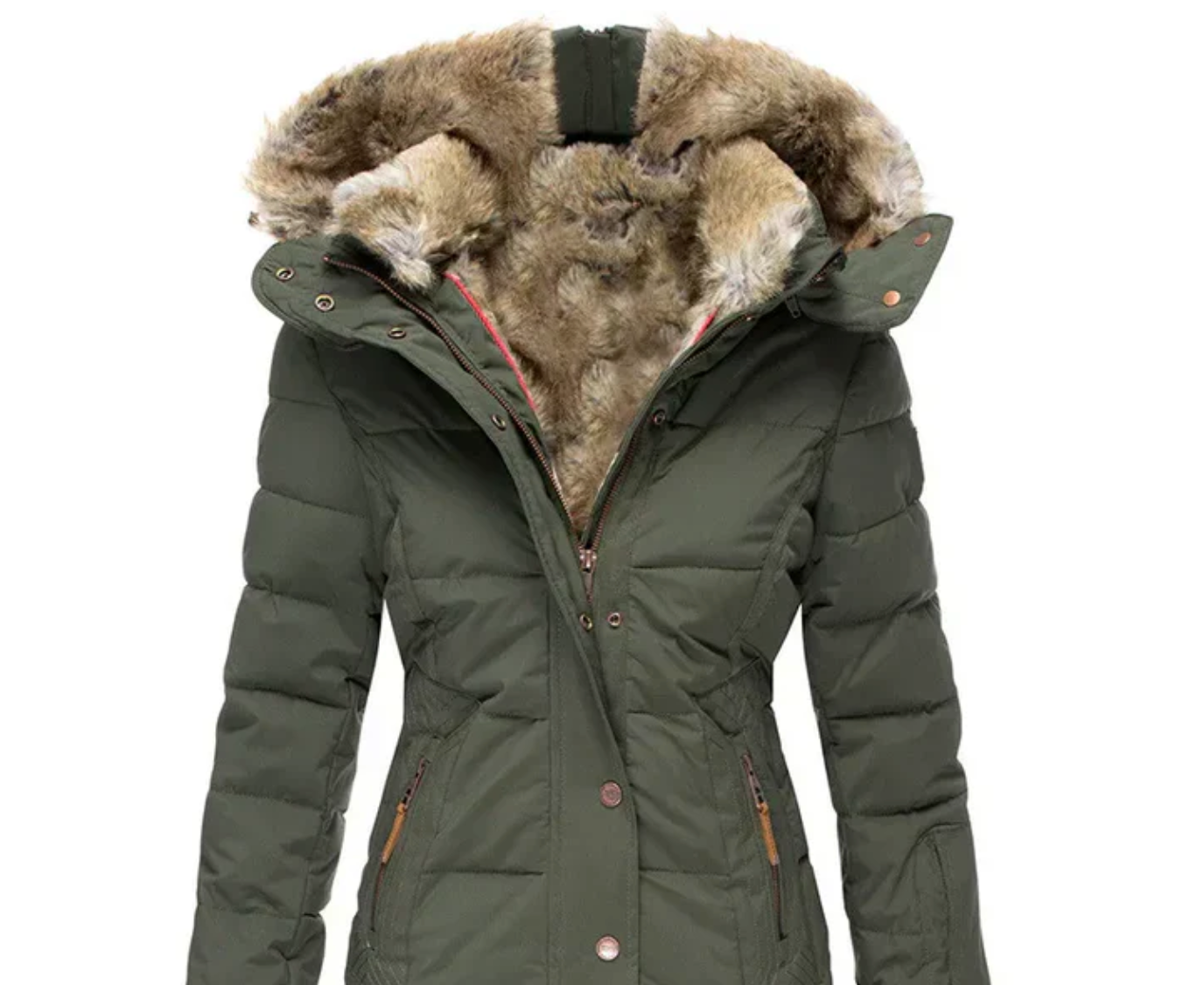 Bella - Comfortabele winterjas met teddy voering
